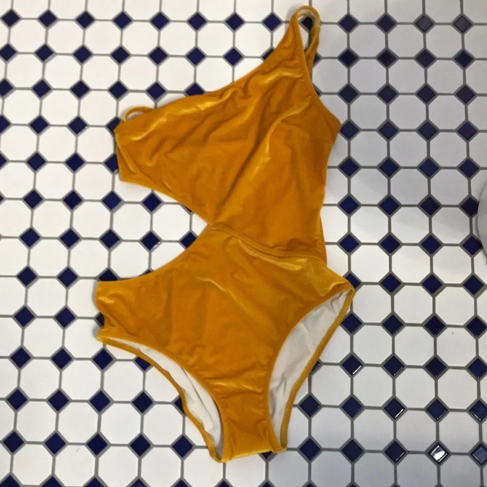 Anthropologie Solid & Striped Claudia One-Piece L